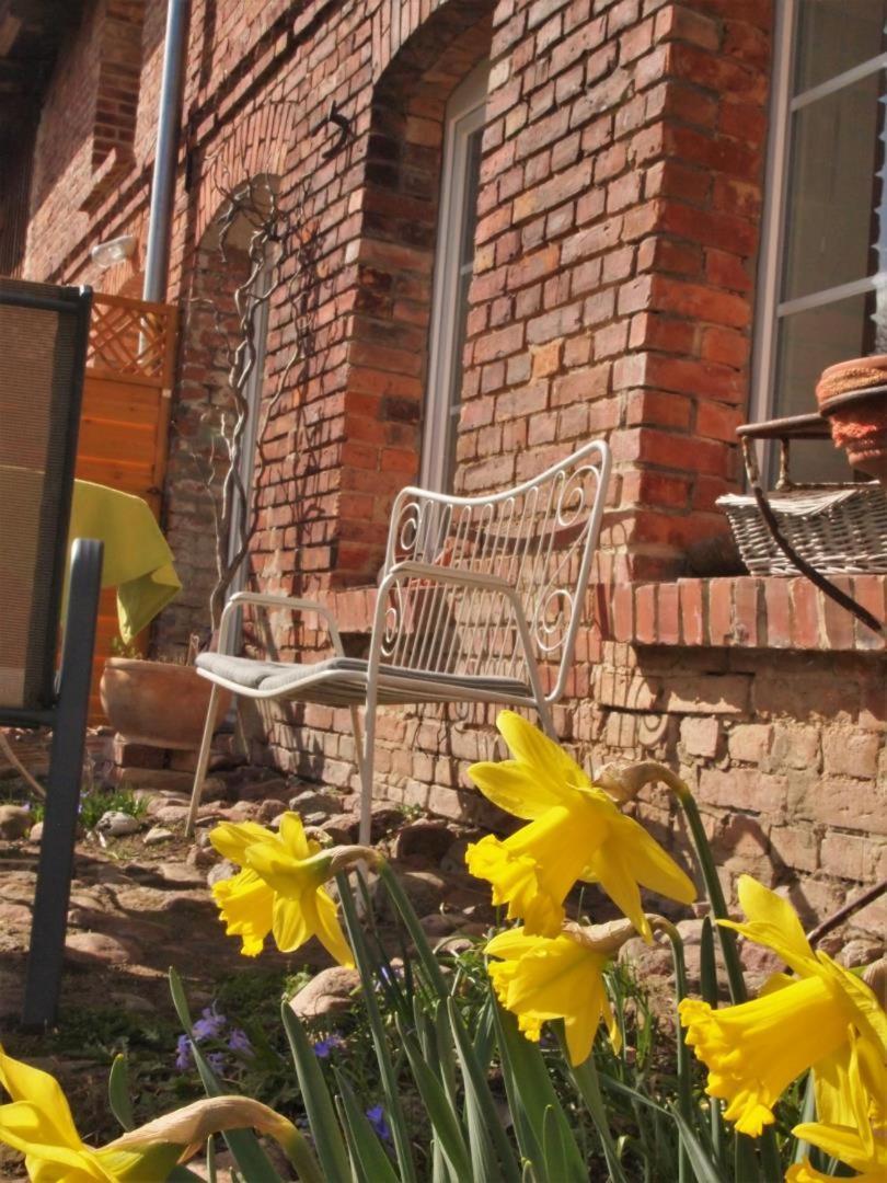 Neu Fewo Im Bauernhaus Mit Idyllischem Innenhof Und Naturgarten Mesekenhagen Eksteriør bilde